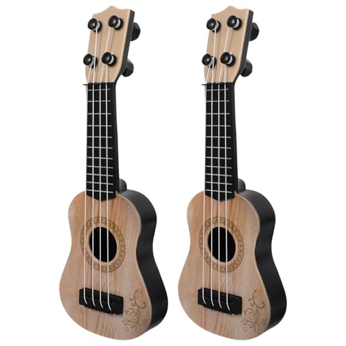 FUNOMOCYA 2 Stück Ukulele Kunststoff Musikinstrument Modell für Mädchen Ab Jahren Simulationsgitarre Lernspielzeug zur Musikalischen Früherziehung Mini Ukulele FUNOMOCYA 2 Stück Ukulele Kunststoff Musikinstrument Modell für Mädchen Ab Jahren Simulationsgitarre Lernspielzeug zur Musikalischen Früherziehung Mini Ukulele von FUNOMOCYA