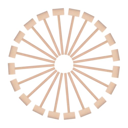 FUNOMOCYA 25 Stück Teiliges Mini Holzhammer für Natürlicher Holzspielzeug Mallet für Lernspiele Bastelarbeiten Partyaktivitäten und Kreatives Spiel Robust und Vielseitig für Kleinkinder FUNOMOCYA 25 Stück Teiliges Mini Holzhammer für Natürlicher Holzspielzeug Mallet für Lernspiele Bastelarbeiten Partyaktivitäten und Kreatives Spiel Robust und Vielseitig für Kleinkinder von FUNOMOCYA