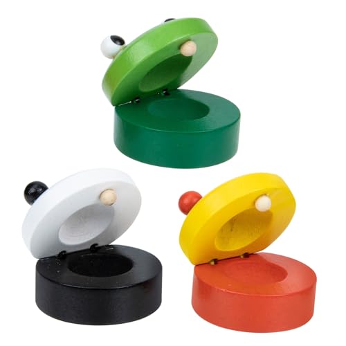 FUNOMOCYA 3 Stück Holzspielzeug Musikinstrumente Bunte Orff Kastagnetten Pädagogisches Musikspielzeug für Junge Mädchen und Jungen Feinmotorik und Sinnesentwicklung FUNOMOCYA 3 Stück Holzspielzeug Musikinstrumente Bunte Orff Kastagnetten Pädagogisches Musikspielzeug für Junge Mädchen und Jungen Feinmotorik und Sinnesentwicklung von FUNOMOCYA