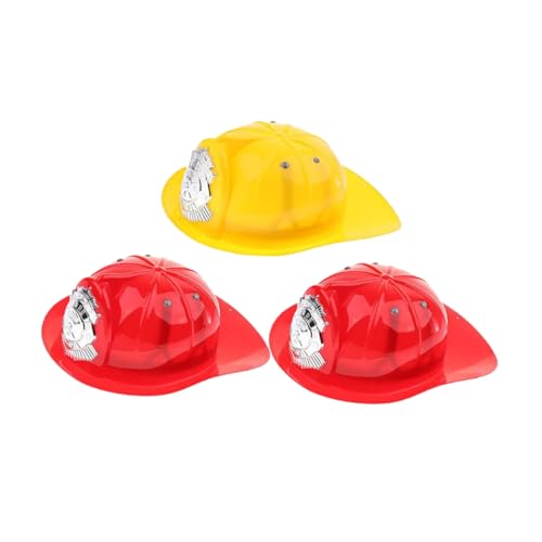 FUNOMOCYA 3 Stück Teiliges Feuerwehrhelm aus Kunststoff Leichter Feuerwehrhut für Jungen und Mädchen Feuerwehrkostüm Zubehör für Rollenspiele Lernspielzeug für Halloween und Fasching FUNOMOCYA 3 Stück Teiliges Feuerwehrhelm aus Kunststoff Leichter Feuerwehrhut für Jungen und Mädchen Feuerwehrkostüm Zubehör für Rollenspiele Lernspielzeug für Halloween und Fasching von FUNOMOCYA