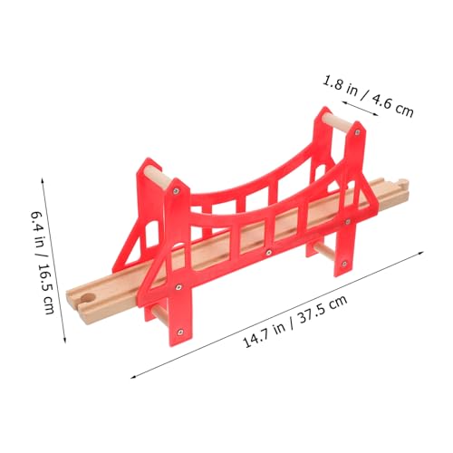 FUNOMOCYA 3 Stück Teiliges Holz Eisenbahn Gleis Brücken Stabile Spielzeuge Kreative Bauklötze Fantasie und Geschicklichkeit Geeignet für Ab Jahren FUNOMOCYA 3 Stück Teiliges Holz Eisenbahn Gleis Brücken Stabile Spielzeuge Kreative Bauklötze Fantasie und Geschicklichkeit Geeignet für Ab Jahren von FUNOMOCYA