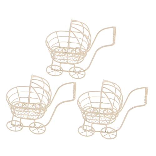 FUNOMOCYA 3 Stück Teiliges Miniatur Puppenwagen aus Metall Miniatur Kinderwagen für Puppenhaus Langlebige Eisen-Dekoration Vielseitig als Kinderwagen Organizer Geeignet FUNOMOCYA 3 Stück Teiliges Miniatur Puppenwagen aus Metall Miniatur Kinderwagen für Puppenhaus Langlebige Eisen-Dekoration Vielseitig als Kinderwagen Organizer Geeignet von FUNOMOCYA