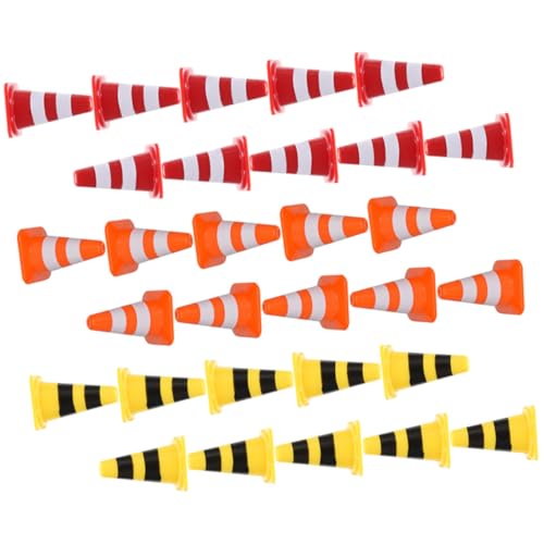 FUNOMOCYA 30 Stück Teiliges Mini verkehrskegel Robustem Kunststoff Kindersicheres Lernspielzeug mit Roten Gelben und Orangen Leitkegeln Pädagogische Verkehrsbarrieren für FUNOMOCYA 30 Stück Teiliges Mini verkehrskegel Robustem Kunststoff Kindersicheres Lernspielzeug mit Roten Gelben und Orangen Leitkegeln Pädagogische Verkehrsbarrieren für von FUNOMOCYA