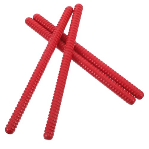 FUNOMOCYA 4 . Teiliges Holz Rhythmusstäbe mit Spiraliger Struktur Leichte Percussion-Instrumente für Fördert Koordination und Musikalisches Lernen Rot für Vorschule und Musikunterricht FUNOMOCYA 4 . Teiliges Holz Rhythmusstäbe mit Spiraliger Struktur Leichte Percussion-Instrumente für Fördert Koordination und Musikalisches Lernen Rot für Vorschule und Musikunterricht von FUNOMOCYA