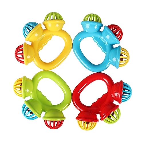 FUNOMOCYA 4 Stück Teiliges Handrassel Bunte Greifspielzeuge Musikalische Lernspielzeuge für Junge Mädchen Jahre Rhythmusfördernd und Tröstend Langlebig und Kompakt Zufällige FUNOMOCYA 4 Stück Teiliges Handrassel Bunte Greifspielzeuge Musikalische Lernspielzeuge für Junge Mädchen Jahre Rhythmusfördernd und Tröstend Langlebig und Kompakt Zufällige von FUNOMOCYA