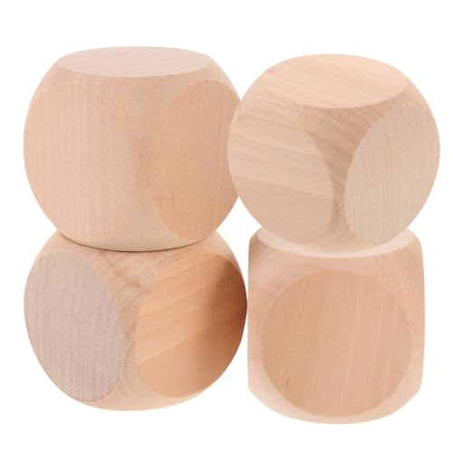 FUNOMOCYA 4 Stück Unvollendete Holz würfel Große Blanko Dices aus Naturholz für DIY Bastelprojekte Spiele und Partyspaß Robustes Holz zum Bemalen und Gestalten FUNOMOCYA 4 Stück Unvollendete Holz würfel Große Blanko Dices aus Naturholz für DIY Bastelprojekte Spiele und Partyspaß Robustes Holz zum Bemalen und Gestalten von FUNOMOCYA