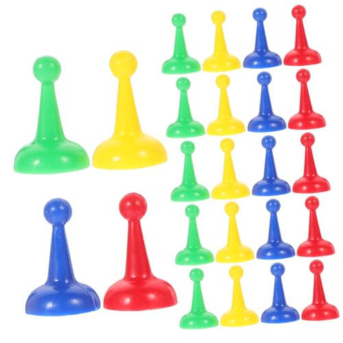 FUNOMOCYA 40 Stück Teiliges Kunststoff Schachfiguren Kleine Bunte Spielsteine in Rot Blau Grün Gelb Vielseitiges Zubehör für Brettspiele Ersatzteile für Schach und Gesellschaftsspiele FUNOMOCYA 40 Stück Teiliges Kunststoff Schachfiguren Kleine Bunte Spielsteine in Rot Blau Grün Gelb Vielseitiges Zubehör für Brettspiele Ersatzteile für Schach und Gesellschaftsspiele von FUNOMOCYA