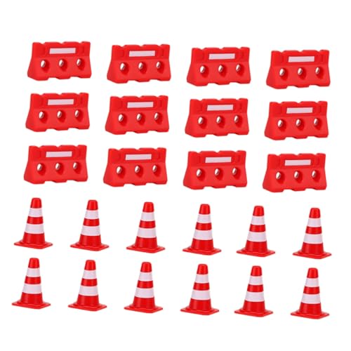 FUNOMOCYA 48 Stück Teiliges Mini Verkehrsleitkegel Kindgerechte Lernspielzeug mit Roten Straßenkegeln und Zäunen Realistische Verkehrsabsperrung zum Rollenspiel und Verkehrserziehung FUNOMOCYA 48 Stück Teiliges Mini Verkehrsleitkegel Kindgerechte Lernspielzeug mit Roten Straßenkegeln und Zäunen Realistische Verkehrsabsperrung zum Rollenspiel und Verkehrserziehung von FUNOMOCYA