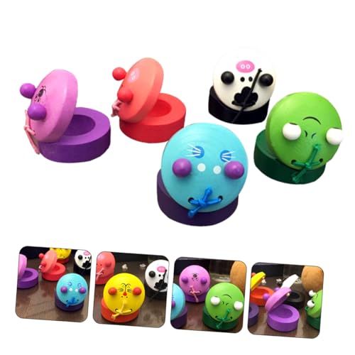 FUNOMOCYA 5 Stück Teiliges Holzspielzeug Bunte Kindercastagnetten Musikinstrumente für Kleinkinder Ab Jahren Leichtes Percussion für Jungen Mädchen FUNOMOCYA 5 Stück Teiliges Holzspielzeug Bunte Kindercastagnetten Musikinstrumente für Kleinkinder Ab Jahren Leichtes Percussion für Jungen Mädchen von FUNOMOCYA