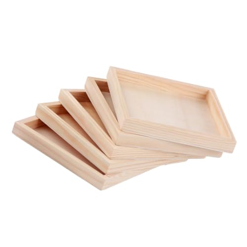 FUNOMOCYA 5 Stück Teiliges Teilige Holz Puzzle Tablett Stabiles Unvollendetes Holztablett zur Aufbewahrung von Bausteinen Leicht zu Reinigen Robustes Puzzle Ablagebrett für Ordentliche FUNOMOCYA 5 Stück Teiliges Teilige Holz Puzzle Tablett Stabiles Unvollendetes Holztablett zur Aufbewahrung von Bausteinen Leicht zu Reinigen Robustes Puzzle Ablagebrett für Ordentliche von FUNOMOCYA