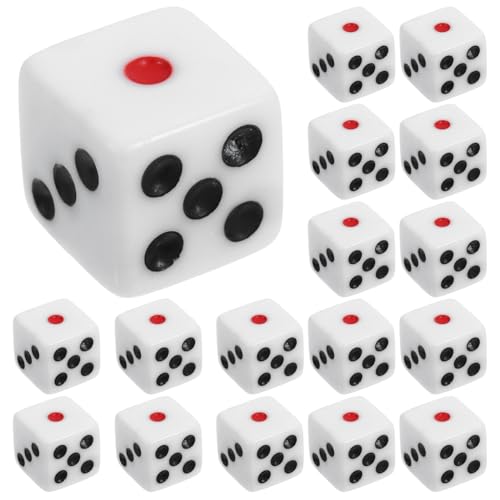 FUNOMOCYA 50 Stück Acryl Würfel mit Abgerundeten Ecken Leichte Sechseitige Spielwürfel für Brettspiele Party Spiele und Portable Nutzung Kompakt und Handlich für Zuhause Bar und Ktv FUNOMOCYA 50 Stück Acryl Würfel mit Abgerundeten Ecken Leichte Sechseitige Spielwürfel für Brettspiele Party Spiele und Portable Nutzung Kompakt und Handlich für Zuhause Bar und Ktv von FUNOMOCYA