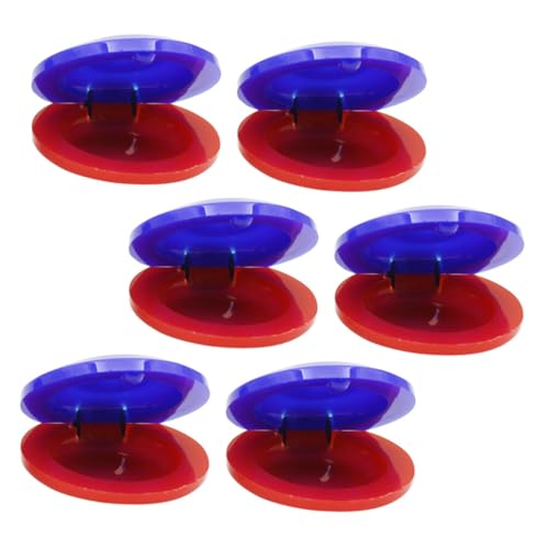 FUNOMOCYA 6 Stück Teiliges Orff Kastagnetten für Kleinkinder Rote und Blaue Motorikfördernde Musikinstrumente Handliches Lernspielzeug zur Frühkindlichen Bildung und Musikalischen FUNOMOCYA 6 Stück Teiliges Orff Kastagnetten für Kleinkinder Rote und Blaue Motorikfördernde Musikinstrumente Handliches Lernspielzeug zur Frühkindlichen Bildung und Musikalischen von FUNOMOCYA