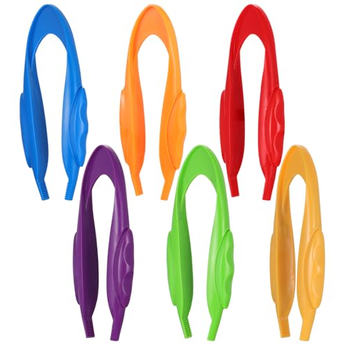 FUNOMOCYA 6 Stück Teiliges Pinzetten Bunte Kunststoffpinzetten Lernspielzeug für Kindergarten Entwicklung Feinmotorik Beobachtung Kreative Beschäftigung Junge Mädchen Jungen FUNOMOCYA 6 Stück Teiliges Pinzetten Bunte Kunststoffpinzetten Lernspielzeug für Kindergarten Entwicklung Feinmotorik Beobachtung Kreative Beschäftigung Junge Mädchen Jungen von FUNOMOCYA