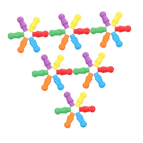 FUNOMOCYA 60 Stück Teiliges Bunte Holz Schachfiguren Kleine Spielfiguren Stabile Holz Spielsteine für Brettspiele Vielseitig Einsetzbar für Schach und Lernspiele FUNOMOCYA 60 Stück Teiliges Bunte Holz Schachfiguren Kleine Spielfiguren Stabile Holz Spielsteine für Brettspiele Vielseitig Einsetzbar für Schach und Lernspiele von FUNOMOCYA