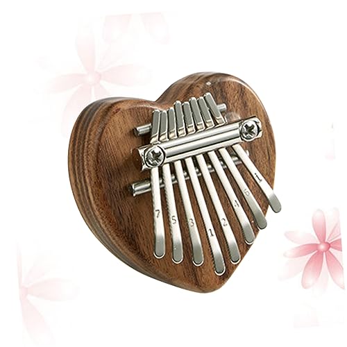 FUNOMOCYA 8 Spielzeug Für Kinder Mini-Klavier Kleines Instrument Mini-Spielzeug Gehirnspielzeug Pädagogisches Spielzeug Kinderspielzeug Mini-Kalimba-Klavier Klavier Für Kinder Hölzern von FUNOMOCYA