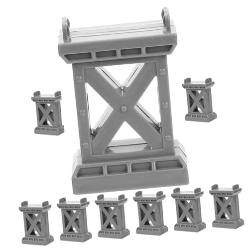 FUNOMOCYA 9 Stück Teiliges Holz Eisenbahn Zubehör Brückenpfeiler Schienenerhöhung Stabile Schienenstützen für Holzeisenbahn Spielsets für Hobby Enthusiasten FUNOMOCYA 9 Stück Teiliges Holz Eisenbahn Zubehör Brückenpfeiler Schienenerhöhung Stabile Schienenstützen für Holzeisenbahn Spielsets für Hobby Enthusiasten von FUNOMOCYA