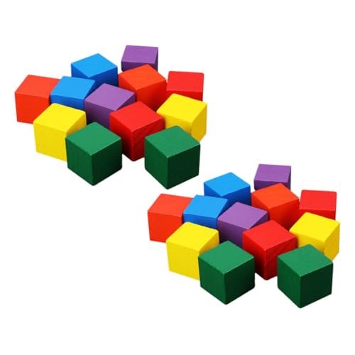 FUNOMOCYA Bausteine aus Holz Bunte Kleine Würfel Stabiles Lernspielzeug für Vorschulkinder Fördert Kreativität Vorstellungskraft und Motorische Fähigkeiten FUNOMOCYA Bausteine aus Holz Bunte Kleine Würfel Stabiles Lernspielzeug für Vorschulkinder Fördert Kreativität Vorstellungskraft und Motorische Fähigkeiten von FUNOMOCYA