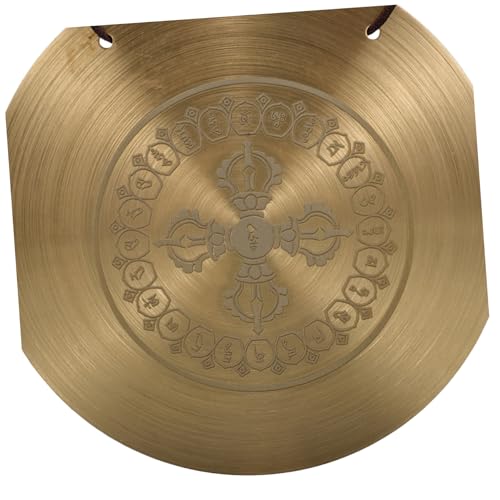 FUNOMOCYA Feng Shui Kupfer Gong mit Vajra Kleiner Gong für Hausdekoration Glücksbringer Entspannende Klänge Feng Shui Tischornament FUNOMOCYA Feng Shui Kupfer Gong mit Vajra Kleiner Gong für Hausdekoration Glücksbringer Entspannende Klänge Feng Shui Tischornament von FUNOMOCYA