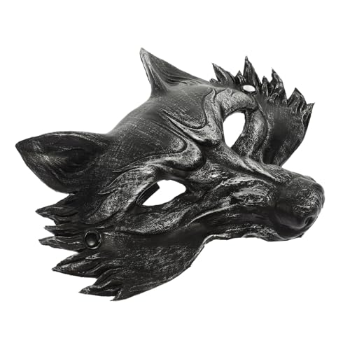 FUNOMOCYA Fuchs Maske Cosplay Maske Tiermaske Karneval Partyzubehör Wolf Maske Halloween Kostüm Maske Maskerade Maske Cosplay Party Maske Party Performance Masken Maske Für von FUNOMOCYA