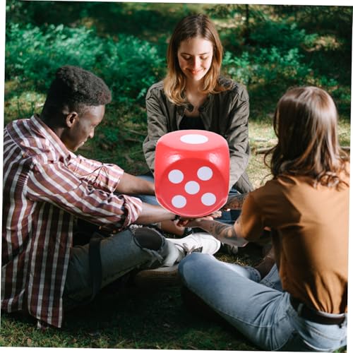 FUNOMOCYA Großer Schaumstoffwürfel Spielwürfel für Party und Klassenzimmer Leichtes Langlebiges Würfelspiel Requisit für Lernspiele und Aktivitäten mit Kindern FUNOMOCYA Großer Schaumstoffwürfel Spielwürfel für Party und Klassenzimmer Leichtes Langlebiges Würfelspiel Requisit für Lernspiele und Aktivitäten mit Kindern von FUNOMOCYA