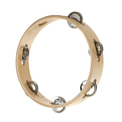 FUNOMOCYA Handtrommel Holz Metall Percussion Instrument Handtrommel Ergonomisch Sicher Musikspielzeug Party Ktv Bar Eltern Junge Mädchen Interaktion FUNOMOCYA Handtrommel Holz Metall Percussion Instrument Handtrommel Ergonomisch Sicher Musikspielzeug Party Ktv Bar Eltern Junge Mädchen Interaktion von FUNOMOCYA