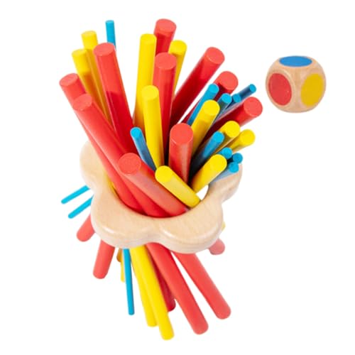 FUNOMOCYA Holz Balance Stäbe Spiel für Farbige Montessori Stäbchen zum Erkennen und Sortieren Fördert Hand-Auge-koordination Feinmotorik Geduld Kompaktes Familienspiel für Zuhause und Reisen FUNOMOCYA Holz Balance Stäbe Spiel für Farbige Montessori Stäbchen zum Erkennen und Sortieren Fördert Hand-Auge-koordination Feinmotorik Geduld Kompaktes Familienspiel für Zuhause und Reisen von FUNOMOCYA