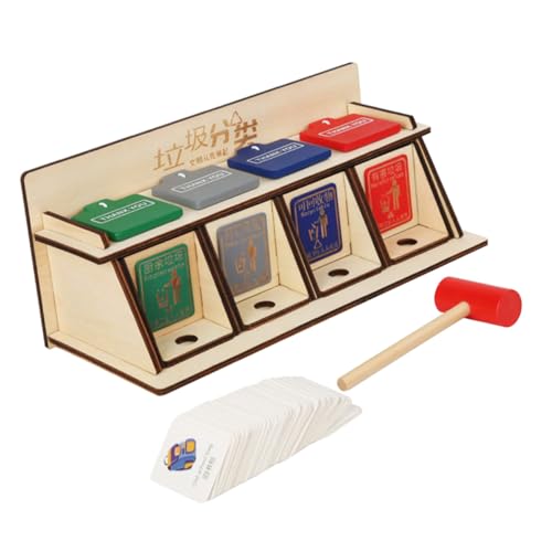 FUNOMOCYA Holz DIY Müllsortierspielzeug für Pädagogisches Lernspiel Fördert Feinmotorik und Umweltbewusstsein Einfach Zusammenzubauen Nachhaltiges Lernspielzeug für Vorschulkinder FUNOMOCYA Holz DIY Müllsortierspielzeug für Pädagogisches Lernspiel Fördert Feinmotorik und Umweltbewusstsein Einfach Zusammenzubauen Nachhaltiges Lernspielzeug für Vorschulkinder von FUNOMOCYA