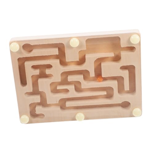 FUNOMOCYA Holzspielzeug Balance Labyrinth Kugelspiel für Kleinkinder Motorisches Geschicklichkeitstraining Handliches Lernspielzeug für Konzentration und Koordination FUNOMOCYA Holzspielzeug Balance Labyrinth Kugelspiel für Kleinkinder Motorisches Geschicklichkeitstraining Handliches Lernspielzeug für Konzentration und Koordination von FUNOMOCYA