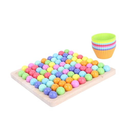 FUNOMOCYA Holzspielzeug Bunte Perlen Pädagogisches Motorikspiel Interaktives Lernspiel für Jungen und Mädchen von Farb und Denkfähigkeiten Geschenkidee für Kleinkinder FUNOMOCYA Holzspielzeug Bunte Perlen Pädagogisches Motorikspiel Interaktives Lernspiel für Jungen und Mädchen von Farb und Denkfähigkeiten Geschenkidee für Kleinkinder von FUNOMOCYA