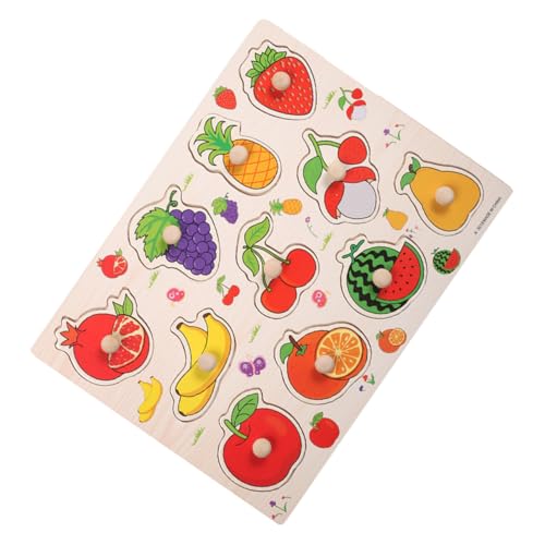 FUNOMOCYA Holzspielzeug Lernpuzzle für Kleinkinder Hölzernes Greifspielzeug mit Früchten Montessori Motorikspiel für Feinmotorik und Hand Auge koordination Pädagogisch Wertvoll Interaktiv FUNOMOCYA Holzspielzeug Lernpuzzle für Kleinkinder Hölzernes Greifspielzeug mit Früchten Montessori Motorikspiel für Feinmotorik und Hand Auge koordination Pädagogisch Wertvoll Interaktiv von FUNOMOCYA