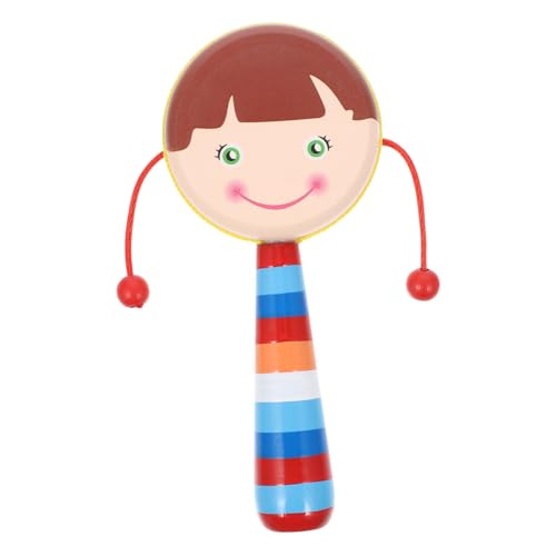 FUNOMOCYA Holzspielzeug Rassel Holzklapper mit Niedlichem Cartoon Motiv Pädagogisches Greifspielzeug für Hand Auge koordination und Sensorische Entwicklung Sicherer Bio holzgriff Geeignet FUNOMOCYA Holzspielzeug Rassel Holzklapper mit Niedlichem Cartoon Motiv Pädagogisches Greifspielzeug für Hand Auge koordination und Sensorische Entwicklung Sicherer Bio holzgriff Geeignet von FUNOMOCYA