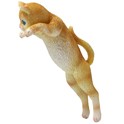 FUNOMOCYA Pflanzenschutz Katze Katzenfigur Aus Resin Dekorativer Blumentopf Halter Niedliche Katzenornament Für Mikro Landschaft Und Garten Dekoration Ideal Für Fensterbank Und Wohnraumgestaltung von FUNOMOCYA