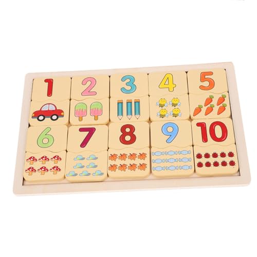 FUNOMOCYA Lernendes Holzpuzzle für Kleinkinder Sicheres Schadstofffreies Material Fördert Hand SEH Koordination und Kognitive Fähigkeiten Pädagogisches Zahlen Tier paarspielzeug FUNOMOCYA Lernendes Holzpuzzle für Kleinkinder Sicheres Schadstofffreies Material Fördert Hand SEH Koordination und Kognitive Fähigkeiten Pädagogisches Zahlen Tier paarspielzeug von FUNOMOCYA