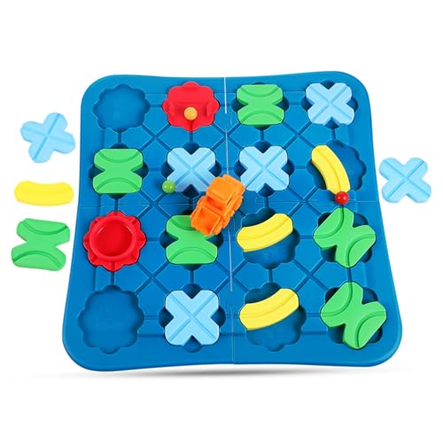 FUNOMOCYA Logikspielzeug Straßenbauset Teilig Interaktives Brettspiel für Vorschulkinder Sicheres Puzzle mit Variablen Strecken Fördert Kreativität und Logisches FUNOMOCYA Logikspielzeug Straßenbauset Teilig Interaktives Brettspiel für Vorschulkinder Sicheres Puzzle mit Variablen Strecken Fördert Kreativität und Logisches von FUNOMOCYA