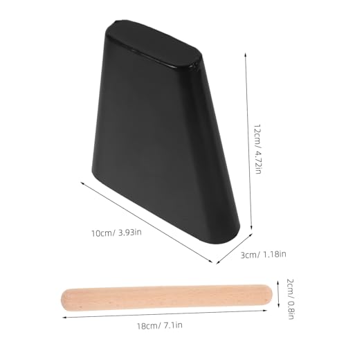 FUNOMOCYA Metallic Cowbell mit Stick Percussion Instrument Klare Klangqualität Tragbar und Leicht Geeignet für Sportveranstaltungen Fußballspiele Musikunterricht und Outdoor aktivitäten FUNOMOCYA Metallic Cowbell mit Stick Percussion Instrument Klare Klangqualität Tragbar und Leicht Geeignet für Sportveranstaltungen Fußballspiele Musikunterricht und Outdoor aktivitäten von FUNOMOCYA