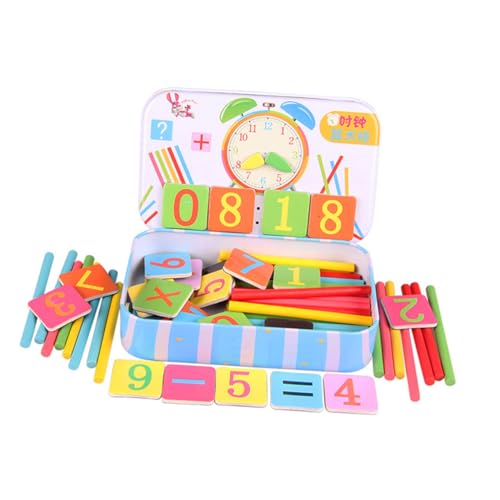 FUNOMOCYA Rechenlernhilfe Mathe Zählstäbe Lernspielzeug Umweltfreundlich Glatt Fördert Zahlenverständnis Frühe Bildungsspielzeug für Kindergarten und Spielspaß FUNOMOCYA Rechenlernhilfe Mathe Zählstäbe Lernspielzeug Umweltfreundlich Glatt Fördert Zahlenverständnis Frühe Bildungsspielzeug für Kindergarten und Spielspaß von FUNOMOCYA