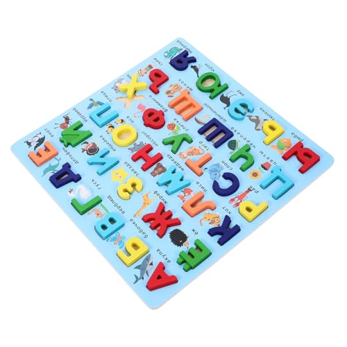 FUNOMOCYA Russisches Alphabet Lernspielzeug Holzpuzzle Montessori Bildungsset für Kleinkinder Fördert Kognitive Entwicklung Hand Auge koordination und Kreatives Großer Blauer FUNOMOCYA Russisches Alphabet Lernspielzeug Holzpuzzle Montessori Bildungsset für Kleinkinder Fördert Kognitive Entwicklung Hand Auge koordination und Kreatives Großer Blauer von FUNOMOCYA