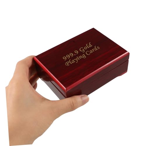 FUNOMOCYA Vintage Holz Poker Aufbewahrungsbox Stabile Kompakte Spielkarten Holzkiste Vielseitiger Kartenhalter für Zuhause und Büro FUNOMOCYA Vintage Holz Poker Aufbewahrungsbox Stabile Kompakte Spielkarten Holzkiste Vielseitiger Kartenhalter für Zuhause und Büro von FUNOMOCYA