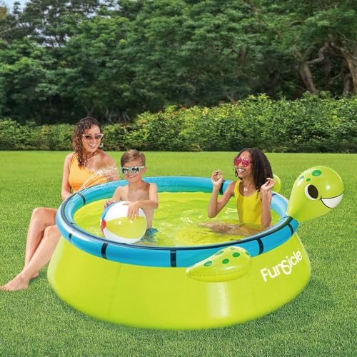 Stabiler Auto-Pool, Funsicletortue, Ø 1,83 m x 51 cm von Funsicle