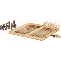 FUNTOYS 400-13156 3-in1-Premium-Brettspiel - Schach & Co. von FUNTOYS