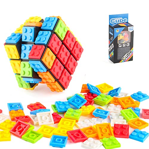 Zauberwürfel,Cube Puzzle,zauberwürfel 3x3,Brain Teaser Puzzle Cubes Dekompressionsspielzeug Denkspiel für Kinder und Erwachsene von FUSHUI