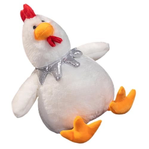 FUTUREORYY Kuscheliges Plüschtier Huhn mit Weicher Füllung Niedliches Hühner Kuscheltier als Schlaf Dekokissen Verschleißfestes Stofftier für Wohnraumgestaltung Perfektes für Familie und FUTUREORYY Kuscheliges Plüschtier Huhn mit Weicher Füllung Niedliches Hühner Kuscheltier als Schlaf Dekokissen Verschleißfestes Stofftier für Wohnraumgestaltung Perfektes für Familie und von FUTUREORYY