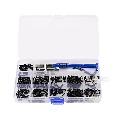 FUWIND 316 StüCk M2 M2.5 M3 Schraube Verschluss Kreuz HüLse Sechskant SchlüSsel Schwenk Arm Stift Kit für 144001 124019 Rc Auto Teile von FUWIND