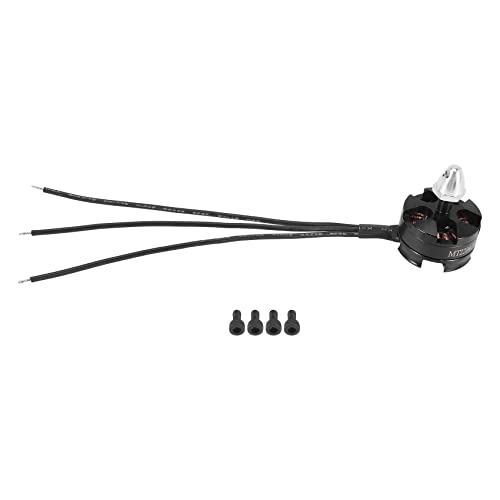 FUWIND CW MT2204 2204 2300KV BüRstenlos Motor Quadcopter 250 QAV250 für Mini 210 250MM Vier Achsen Flugzeug FPV,Schwarz+Silber von FUWIND