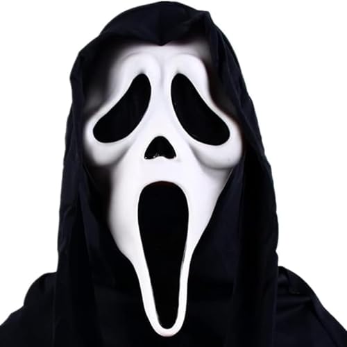 FUXHBFB Halloween scream maske ghostface: scary masken kinder horror movie mask gruselmasken erwachsene von FUXHBFB