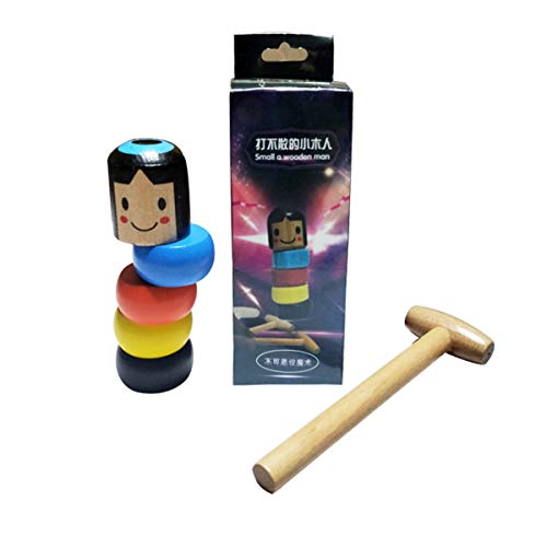 FUXIU 3 74 2 2 Zoll Großes Gag Geschenk Für Kinder/Erwachsene Unzerbrechlicher Mann Mitbringsel Spielzeug Für Kreatives Zubehör Hölzerner Unsterblicher von FUXIU