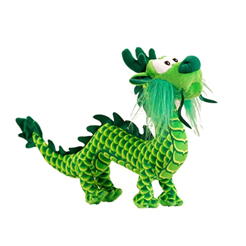 FUXIU Chinesisches Drachenplüschtier 2024 Chinesisches Drachenjahr Chinesische Drachenmaskottchen Chinesischer Drache Stofftier Drachenplüschtiere von FUXIU