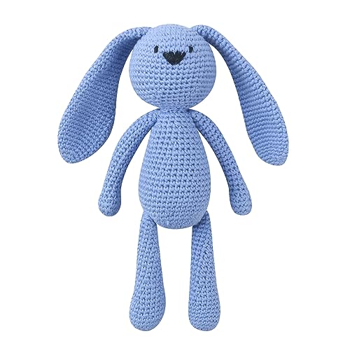 FUXIU Gestrickte Süße Plüsch Kaninchen Spielzeug Kitting Füllung Spielzeug Cartoon Spielzeug Geschenk Für Kinder Weihnachten Geburtstag Innendekoration von FUXIU