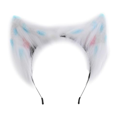 FUXIU Halloween Anime Charakter Stirnband Ohrform Haarreifen Plüsch Kopfschmuck Ostern Party Cosplay Kostüm Unisex von FUXIU