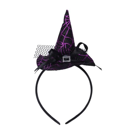 FUXIU Halloween-Haarband, Festival, Hexe, Kopfschmuck, Cosplay-Kostüm, gruseliges Haarband für Erwachsene, Kinder, Festival, Party, Kopfbedeckung von FUXIU